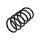 Suspension Spring Front Axle Coil Spring TRISCAN for RENAULT TWINGO
