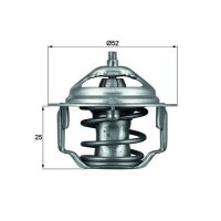 Thermostat Kühlmittel Temp 82 °C ohne Dichtung...