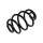 Rear Suspension Spring Coil Spring TRISCAN for OPEL CORSA and others