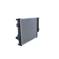 Radiator engine cooling 520 - 445 mm alu NRF for e.g. BMW 5