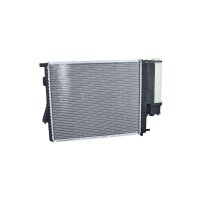 Radiator engine cooling 520 - 445 mm alu NRF for e.g. BMW 5