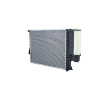 Radiator engine cooling 520 - 445 mm alu NRF for e.g. BMW 5