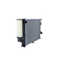 Radiator engine cooling 520 - 445 mm alu NRF for e.g. BMW 5