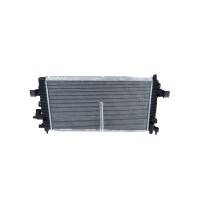 Radiator engine cooling 599 - 368 mm alu NRF for e.g. OPEL ASTRA