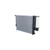 Radiator engine cooling 521 - 435 mm alu NRF for e.g. BMW 5