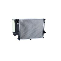 Radiator engine cooling 521 - 435 mm alu NRF for e.g. BMW 5