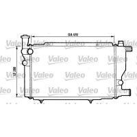 Radiator engine cooling VALEO for PEUGEOT 205 II