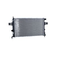 Radiator engine cooling 600 - 366 mm alu NRF for e.g. OPEL ASTRA