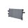 Radiator engine cooling 600 - 366 mm alu NRF for e.g. OPEL ASTRA
