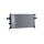 Radiator engine cooling 600 - 366 mm alu NRF for e.g. OPEL ASTRA
