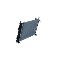 Kühler Motorkühlung Kühlrippen gelötet 500 - 338 mm Alu NRF für u.a. FORD FIESTA