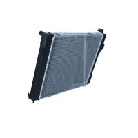 Radiator engine cooling cooling fins brazed 564 - 493 mm alu NRF for JEEP GRAND