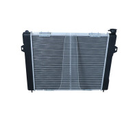 Radiator engine cooling cooling fins brazed 564 - 493 mm alu NRF for JEEP GRAND