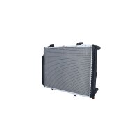 Radiator Engine cooling fins soldered 640 - 484 mm aluminium NRF for MB E-CLASS