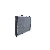 Radiator Engine cooling fins soldered 640 - 484 mm aluminium NRF for MB E-CLASS