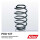 Suspension spring front axle Ø 13.5 mm 359 mm EIBACH for e.g. PEUGEOT 406