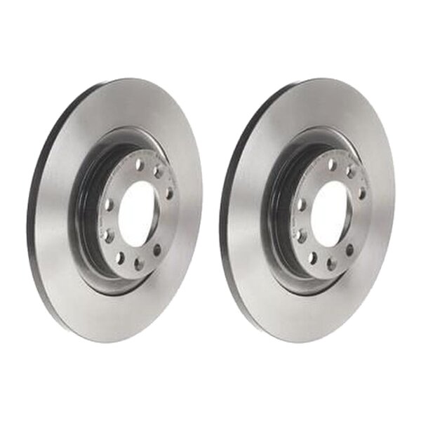 2 brake discs full Ø 290 mm 12 mm coated BREMBO for e.g. PEUGEOT 3008