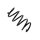 Suspension Spring Front Axle BILSTEIN for e.g. VW Scirocco