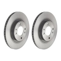 2 brake discs ventilated Ø 257 mm 17 mm BREMBO for...