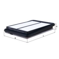 Luftfilter Filtereinsatz MAHLE für NISSAN QASHQAI II...