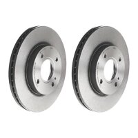 2 brake discs ventilated Ø 258 mm 23 mm BREMBO for...