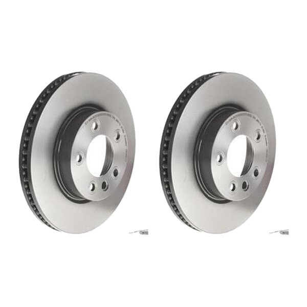 2 brake discs ventilated Ø 330 mm 32 mm BREMBO for e.g. VW TOUAREG