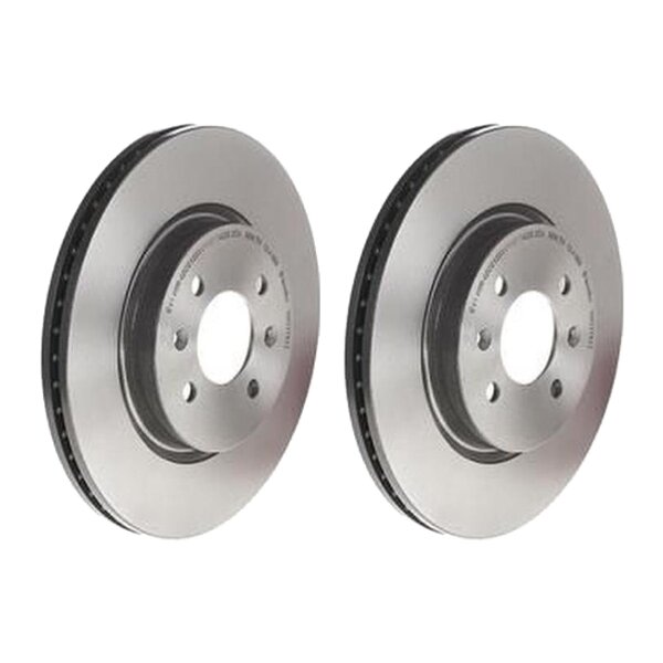 2 brake discs ventilated Ø 280 mm 22 mm BREMBO for HYUNDAI i20 and others