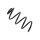 Suspension Spring Front Axle BILSTEIN for e.g. AUDI A1 Sportback