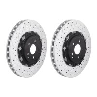 2 brake discs Ø 380 mm 36 mm coated BREMBO for...