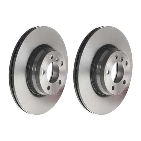 2 brake discs ventilated Ø 330 mm 24 mm coated BREMBO for BMW 3 series