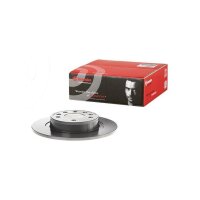 2 brake discs full Ø 278 mm 10 mm coated BREMBO for e.g. OPEL ZAFIRA