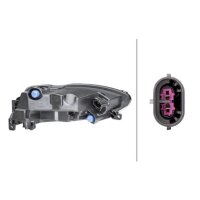 Nebelscheinwerfer links LED FF HELLA für SEAT LEON (5F1)