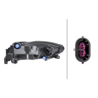 Nebelscheinwerfer links LED FF HELLA für SEAT LEON (5F1)