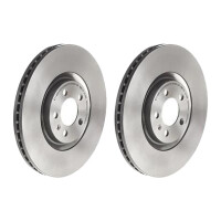 2 brake discs ventilated Ø 310 mm 25 mm coated...