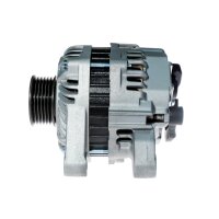 Alternator with V-ribbed belt pulley 55mm HELLA for...