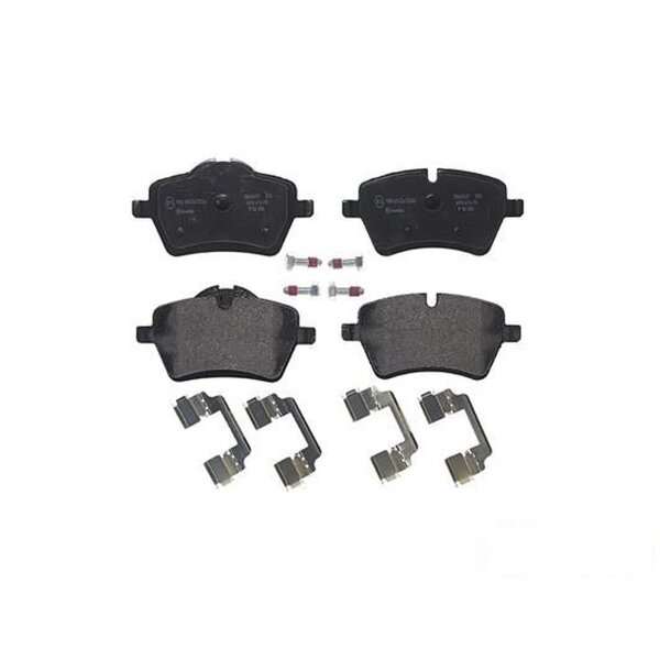Brake pad set disc brake 18 mm BREMBO for e.g. MINI MINI COUNTRYMAN