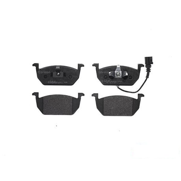 Brake pad set disc brake 17 mm BREMBO for e.g. SKODA OCTAVIA