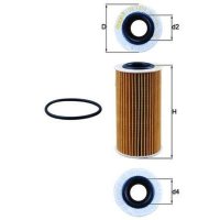 Ölfilter MAHLE für AUDI A4 Allroad B9