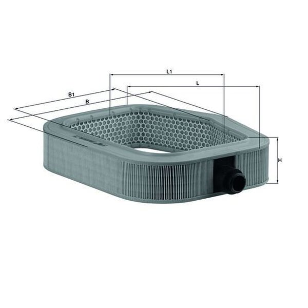 Luftfilter Keilrippenriemenscheibe 110mm MAHLE für MERCEDES 124 Stufenheck