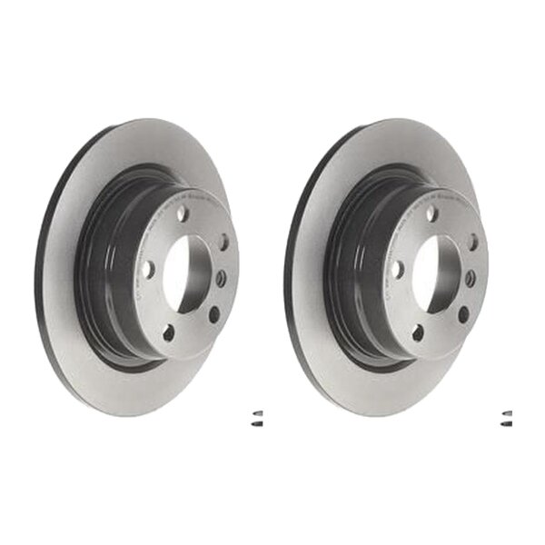 2 brake discs full Ø 290 mm 11 mm coated BREMBO for BMW 1 Series and others