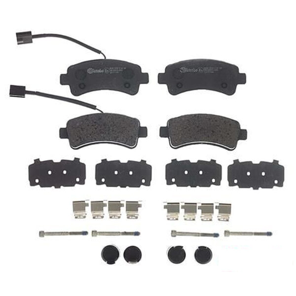 Bremsbelagsatz Scheibenbremse 21 mm BREMBO für u.a. FIAT DUCATO