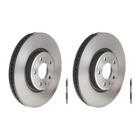 2 brake discs ventilated Ø 320 mm 30 mm coated...