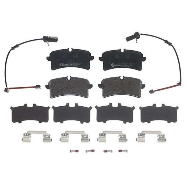 Brake pad set disc brake 18 mm BREMBO suitable for e.g. AUDI A7