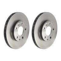 2 brake discs ventilated Ø 269 mm 22.5 mm BREMBO...