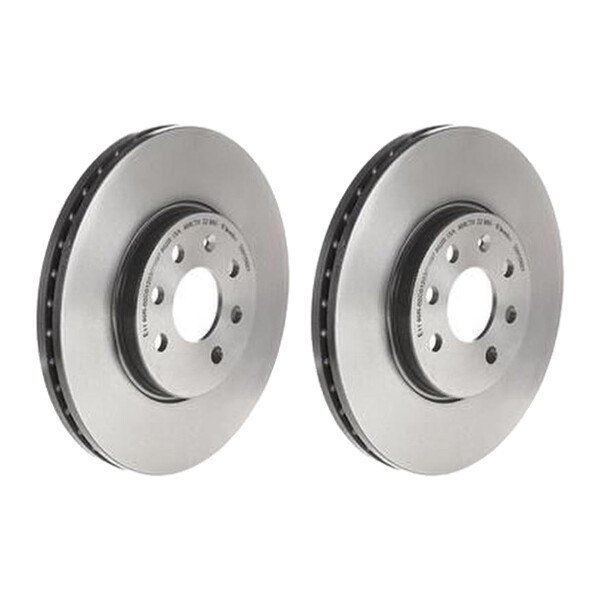 2 brake discs ventilated Ø 280 mm 25 mm BREMBO for OPEL ASTRA and others