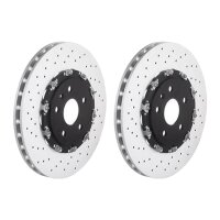 2 brake discs Ø 355 mm 32 mm coated BREMBO for...