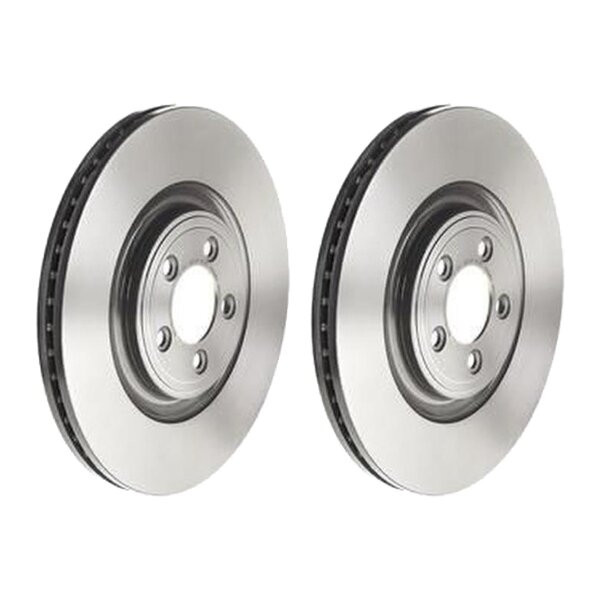 2 brake discs ventilated Ø 355 mm 32 mm BREMBO for JAGUAR F-TYPE and others