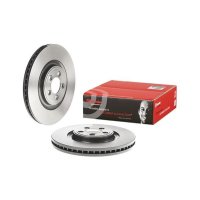 Front brake disc 355mm BREMBO for JAGUAR F-TYPE Coupe