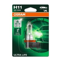 OSRAM ULTRA LIFE Halogen-Scheinwerferlampen H11 12V 62W...