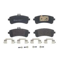 Brake pad set disc brake 18 mm BREMBO for MERCEDES-BENZ...